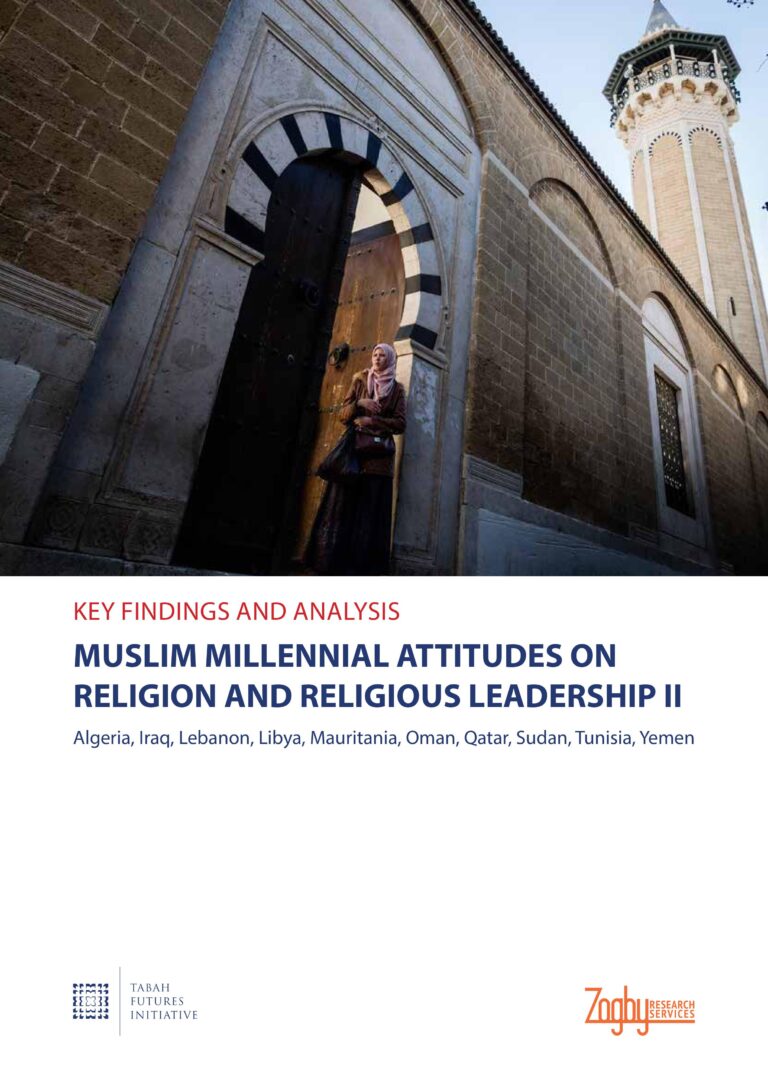 MUSLIM MILLENNIAL ATTITUDES ONRELIGION AND RELIGIOUS LEADERSHIP II